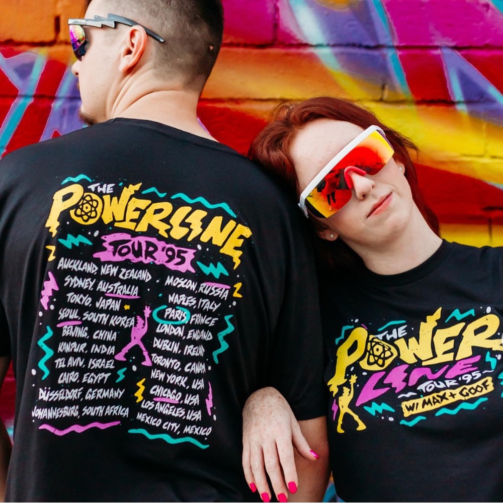 Flying House Threads Power Line Tour T-shirt - Triblend